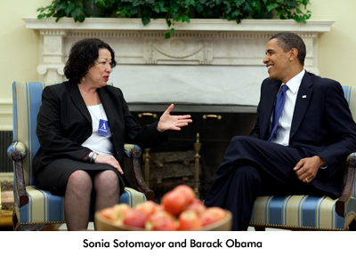 Sotomayor & Obama